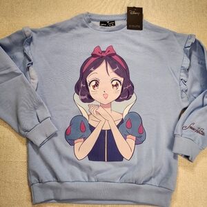 Cakeworthy Disney Princess Anime Snow White Sweatshirt Crewneck Pullover Women M